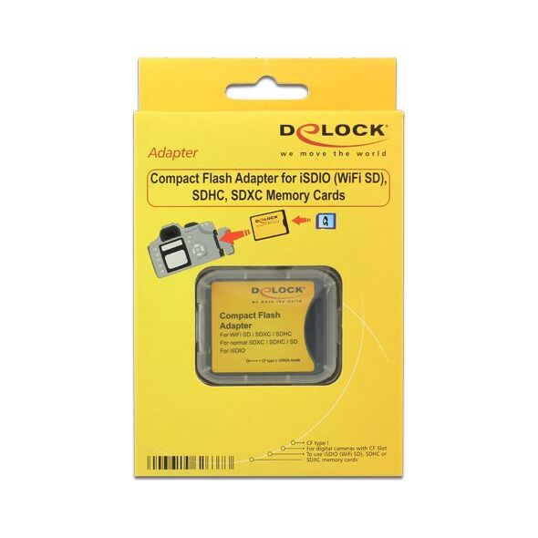 Delock Compact Flash -> SDHC (62637) 792727 4043619626373