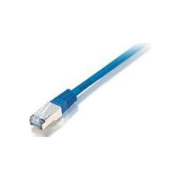 Equip Patchcord, S/FTP, Cat6A, PIMF, HF, 0.5m, niebieski (605637) 792464 4015867152485