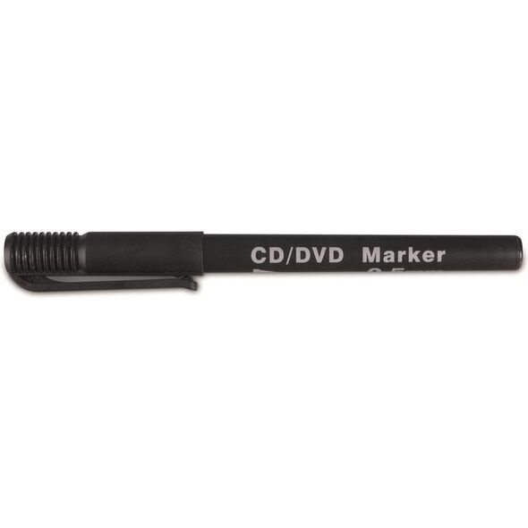 Donau Marker do płyt CD/DVD, 0.3-0.4mm, Czarny (5901498030843) 777384 5901498030843