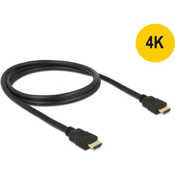 Kabel Delock HDMI - HDMI 1.5m czarny (84753) 804003 4043619847532
