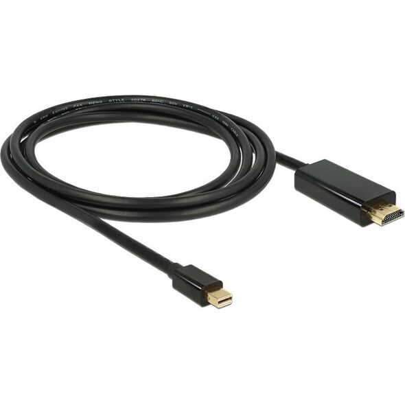 Kabel Delock DisplayPort Mini - HDMI 2m czarny (83699) 804034 4043619836994