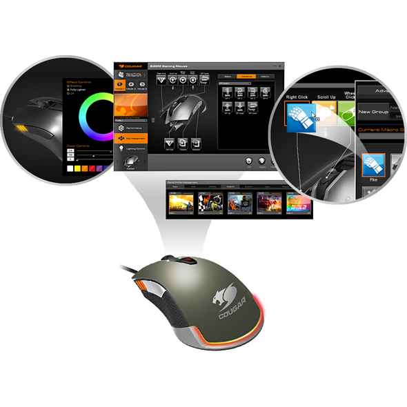 Mysz Cougar 530M  (3M530WOG.0001) 825008 4715302446475
