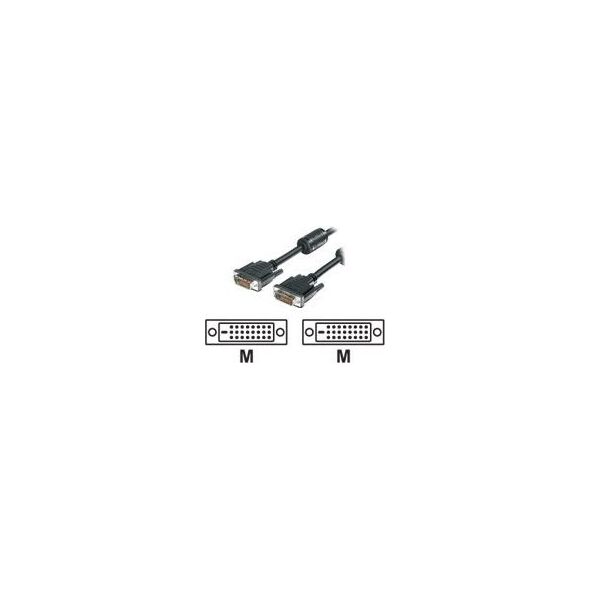Kabel Equip DVI-D - DVI-D 3m czarny (118933) 831048 4015867102633