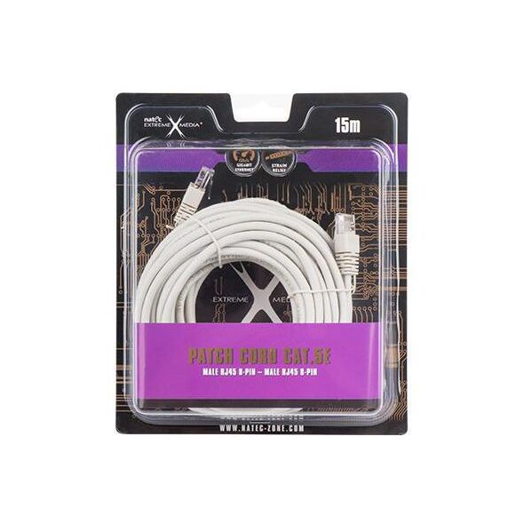 Natec Patchcord, Cat.5e, 15m (NKA-0349) 843886 5908257125178
