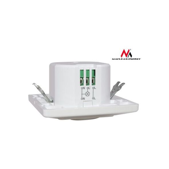 Maclean Czujnik ruchu mikrofalowy do puszki MCE132 1200W zasięg 5m-15m (MCE132) 868674 5901436822189