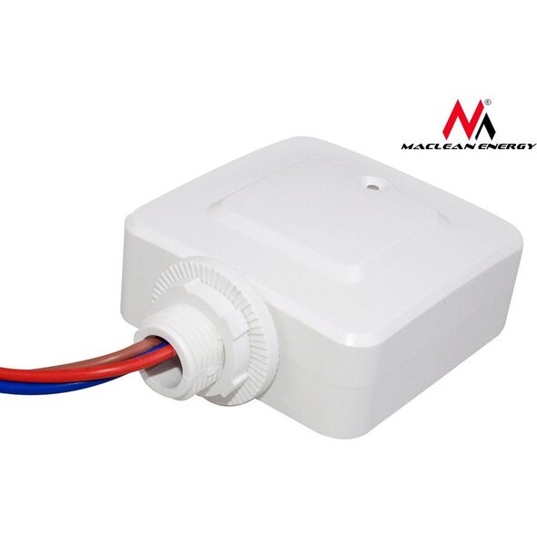 Maclean Czujnik ruchu mikrofalowy do zabudowy MCE137, 1200W zasięg 4m-10m (MCE137) 868679 5902211102212