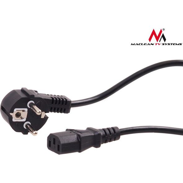 Kabel zasilający Maclean MCTV-801 3-pin 5m wtyk EU 869041 5902211102366