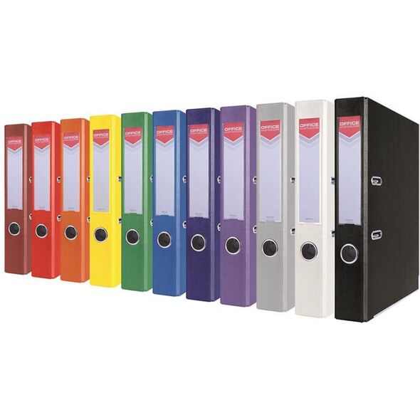 Segregator Office Products Officer dźwigniowy A4 55mm czarny (5901503650608) 871330 5901503650608