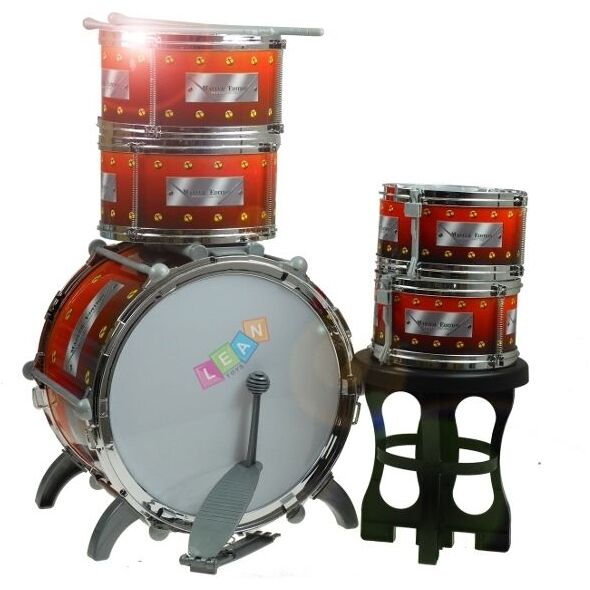 Lean Sport Perkusja Bębny Talerz Dla Małego Perkusisty 70cm - 1818911114315 921477 5905214972813