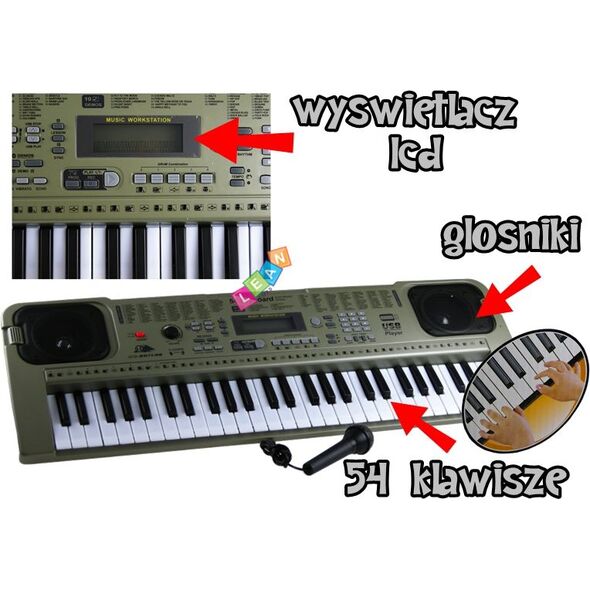 Lean Sport Keyboard - pianinko z wejściem USB 921581 5905884455739