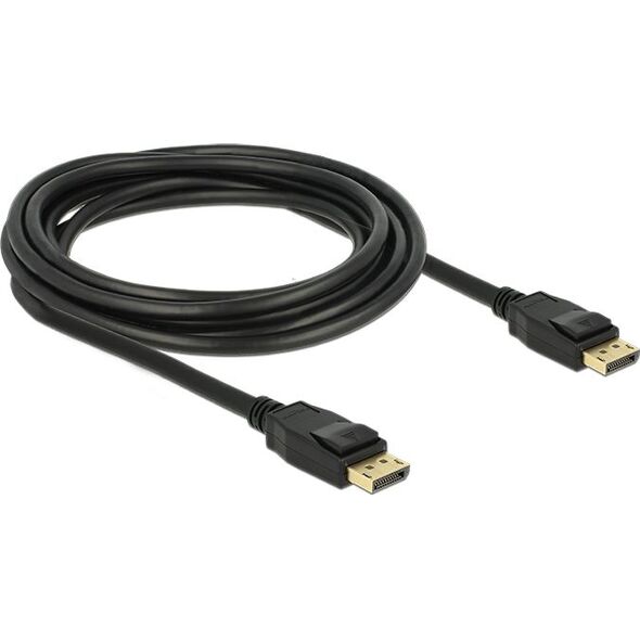 Kabel Delock DisplayPort - DisplayPort 3m czarny (83807) 926015 4043619838073