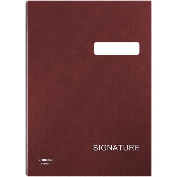 Donau TECZKA DO PODPISU DONAU, KARTON/PP, A4, 450GSM, 20-PRZEGR., BORDOWA 8690001-05 951435 9003106062980