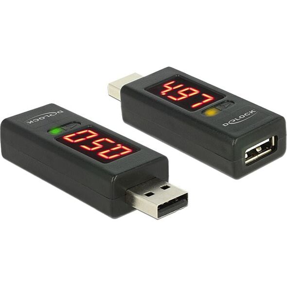 Adapter USB Delock USB - USB Czarny  (65569) 936418 4043619655694
