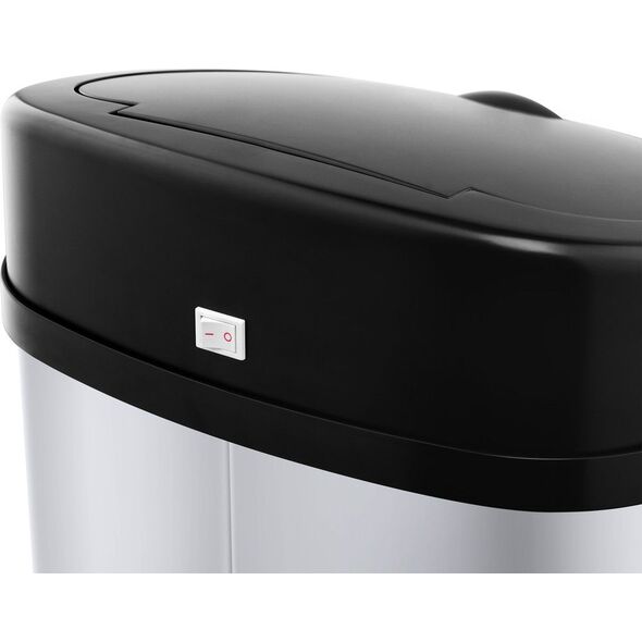 Kosz na śmieci Lamart Sensor bezdotykowy 42L stal nierdzewna (42001841) 1006572 8590669177691