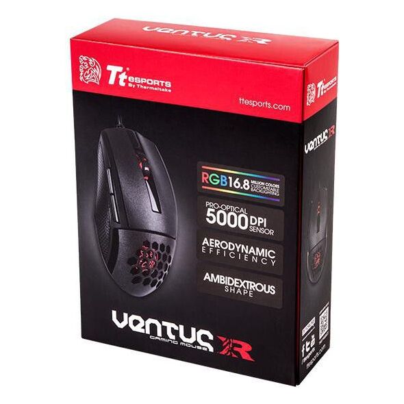 Mysz Tt eSPORTS Ventus R  (MO-VER-WDOOBK-01) 1012773 841163063903