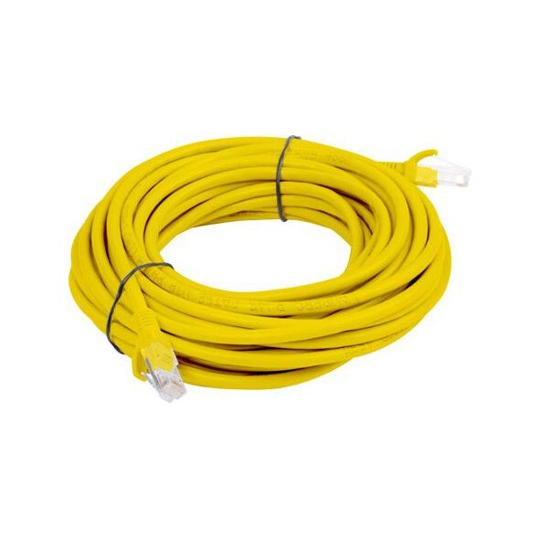 Lanberg RJ-45/RJ-45 kat.5e Żółty 15m (PCF5-10CC-1500-Y) 1020217 5901969406085