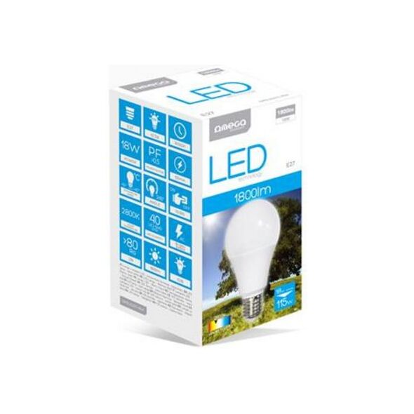 Omega LED BULB ECO 2800K, E27, 18W (43360) 1021639 5907595433600