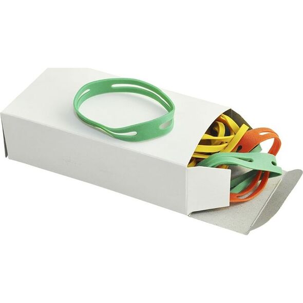 Q-Connect GUMKI KRZYŻOWE Q-CONNECT, 0,1KG, ŚREDNICA 50MM, MIX KOLORÓW KF14678 960523 5705831146785
