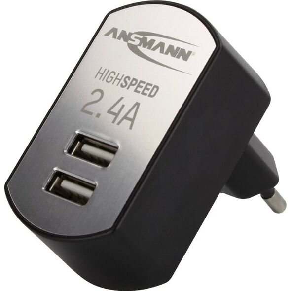 Ładowarka Ansmann HighSpeed 2x USB-A 2.4 A (1001-0031) 986503 4013674067114