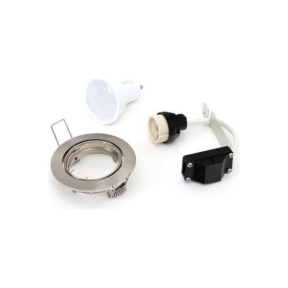 Omega LED Spot Light Holder Round Nickel 1064982 5907595434928