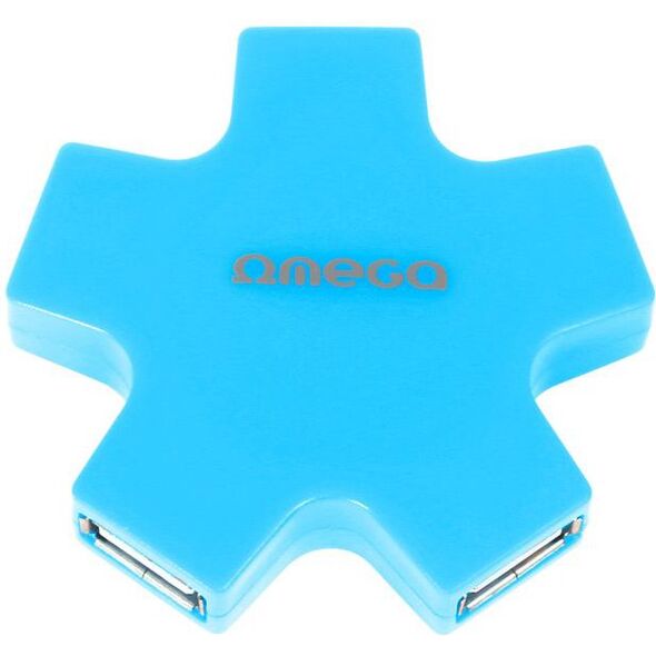 HUB USB Omega 4x USB-A 2.0 (OUH24SBL) 1077972 5907595435208