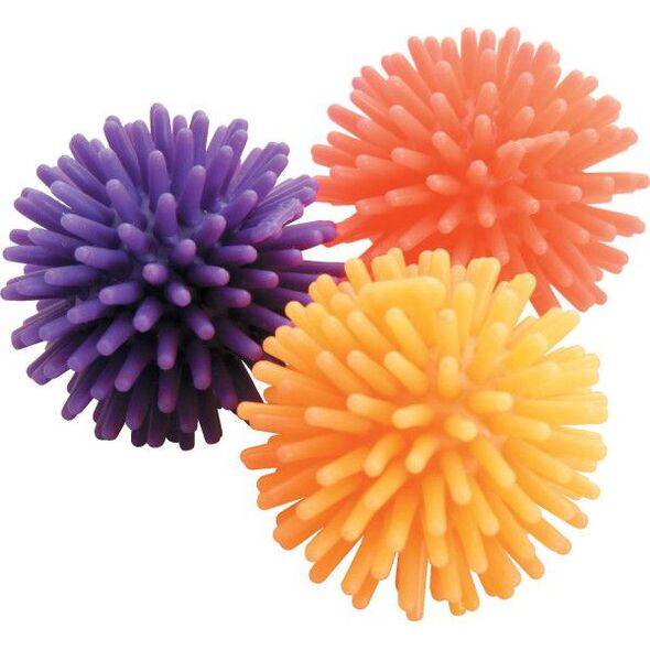 Zolux Zabawki dla kota 3 piłki gwiazdki 4 cm 1104541 3336025801238