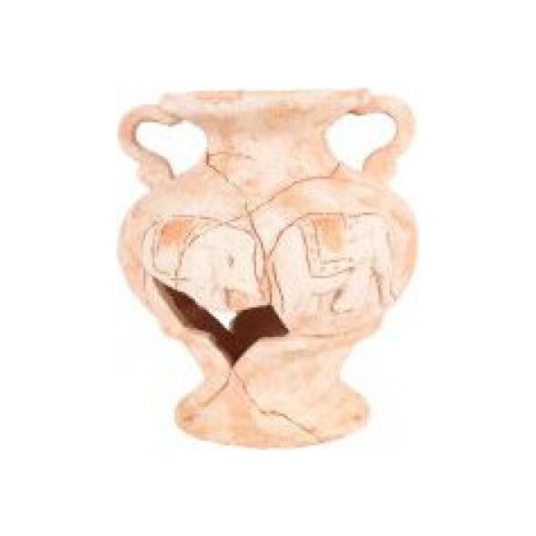 Zolux Amfora piaskowana Słoń - 12 cm 1105864 3336023510408