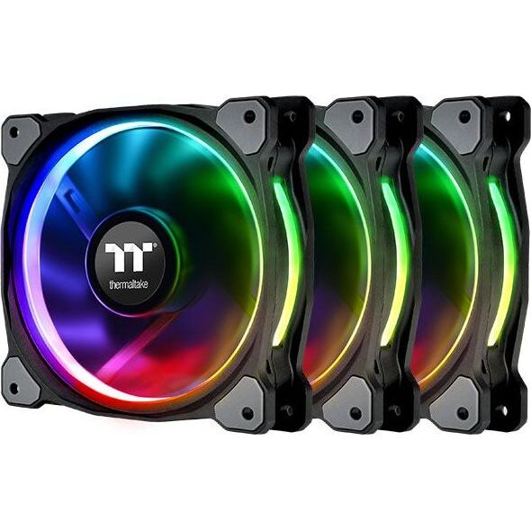 Wentylator Thermaltake Riing Plus 12 LED RGB 3-pack + Hub (CL-F053-PL12SW-A) 1125552 4717964407856