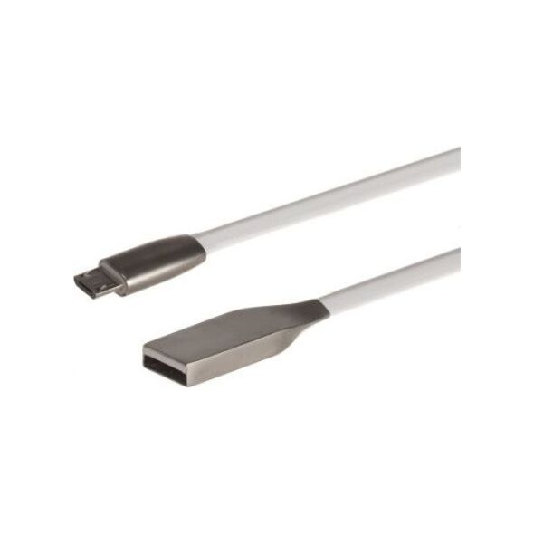 Kabel USB Maclean USB-A - microUSB 1 m Biały (MCTV-833W) 1132836 5902211104384