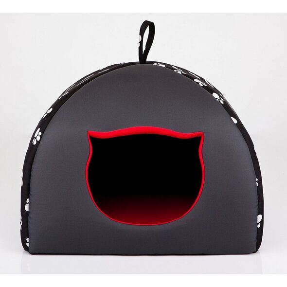 Hobbydog Budka Igloo - Czarny w łapki R2 1140391 5902052045693