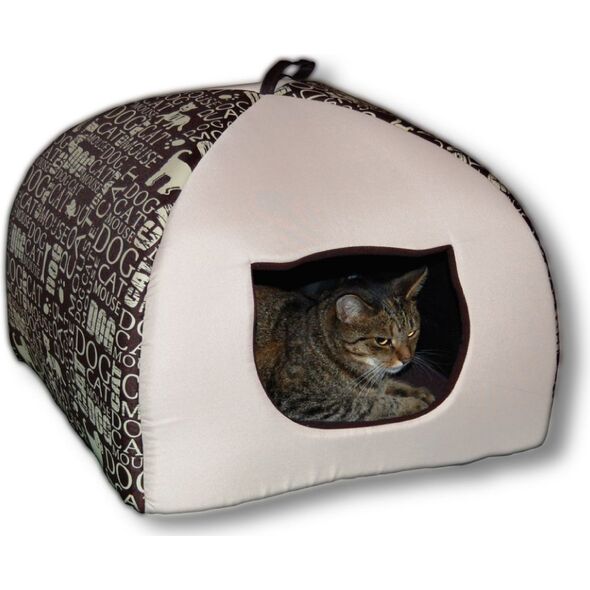 Hobbydog Budka Igloo - Brąz w kratkę R1 1140393 5902052045723