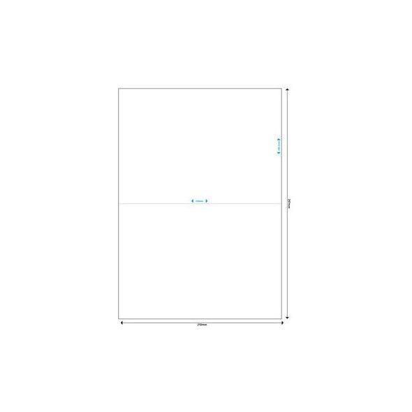 MediaRange Etykiety białe 210x148,5mm 100 sztuk (MRINK141) 1173089 4260459612698