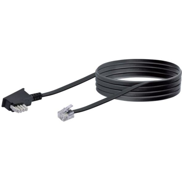 Schwaiger Kabel telefoniczny TAE-N -> RJ11 6P4C 10m (TAL6237533) 1223102 4004005504286