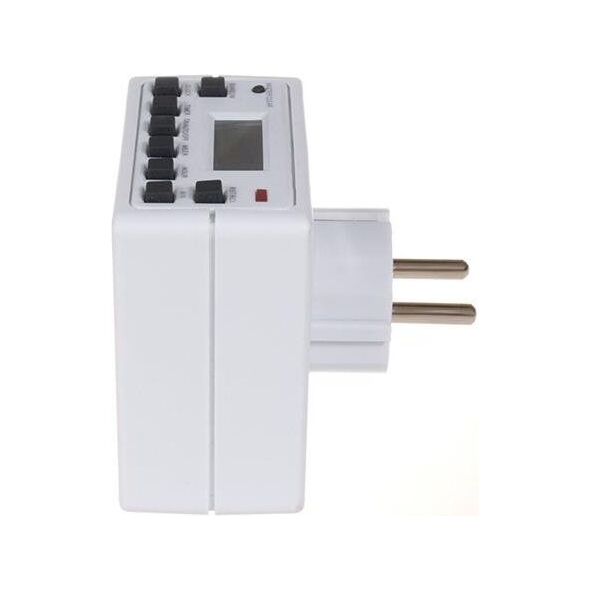 Maclean Timer cyfrowy MCE30G Czasomierz - programator cyfrowy, niemieckie gniazdo. 1241084 5902211100362