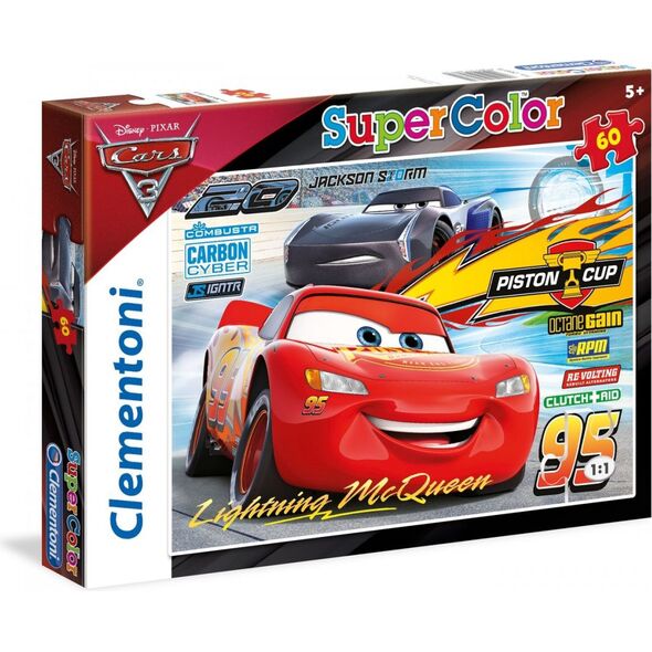 Clementoni 60 elementów Cars 3 (589975) 1243881 8005125269730