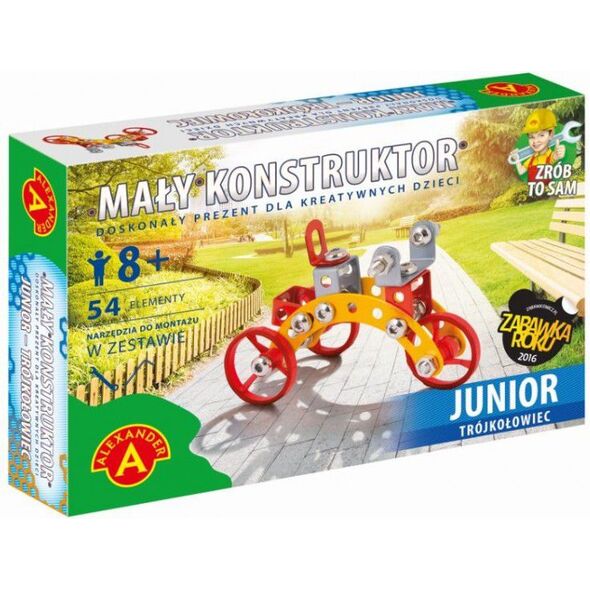 Alexander Mały Konstruktor Junior Trójkołowiec (590904) 1294983 5906018015614