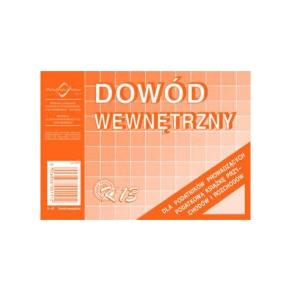 Michalczyk & Prokop DowĂłd wewnÄ™trzny A6 Typ K13 1316887 5906858001112