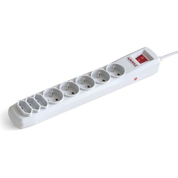 Listwa zasilająca Armac R8 przeciwprzepięciowa 8 gniazd 5 m szara (R8/SZ/50) 1328640 5904722191327