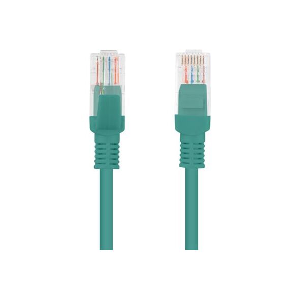 Lanberg Patchcord, Cat6, nieekranowany, 5m, zielony (PCU6-10CC-0500-G) 1398760 5901969409239