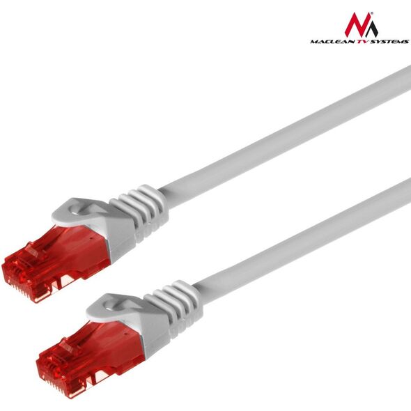 Maclean Patchcord, Cat6, 0.5m, biały (MCTV-300W) 1422392 5902211105893