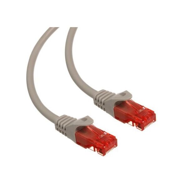 Maclean RJ-45/RJ-45, kat.6, U/UTP, szary, 3m (MCTV-303S) 1422491 5902211106074