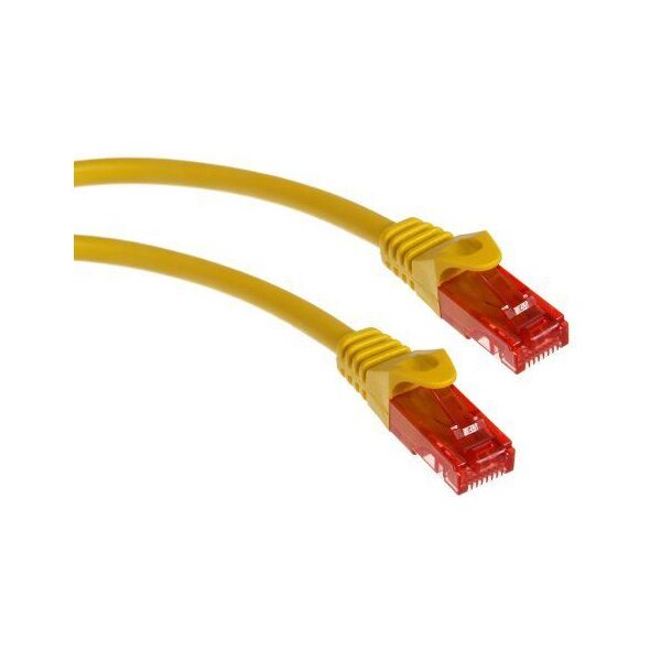 Maclean RJ-45/RJ-45, kat.6, U/UTP, żółty, 3m (MCTV-303Y) 1422492 5902211106104