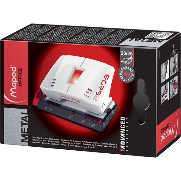 Dziurkacz Maped Advanced 25 kartek Biały (241364) 1465269 3154146203130