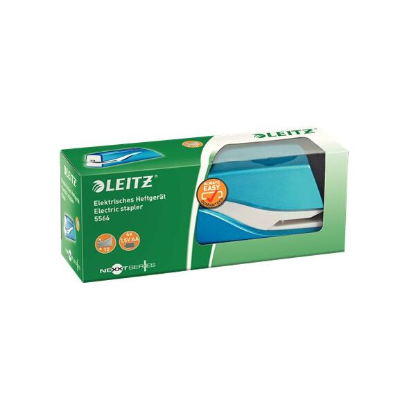 Zszywacz Leitz Elektryczny WOW 10k Niebieski (55661036) 1466698 4002432111329