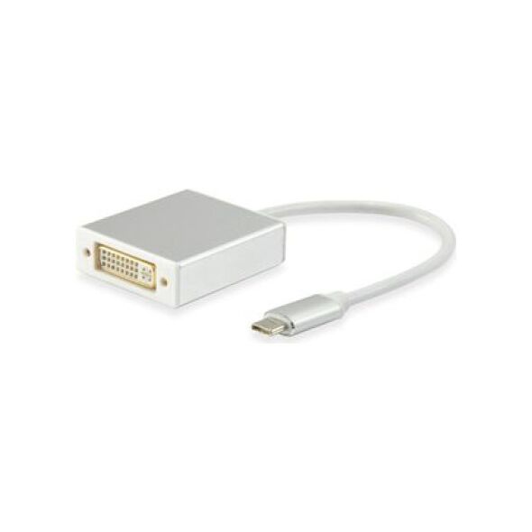 Adapter USB Equip USB-C - DVI Biały  (133453) 1482830 4015867199671
