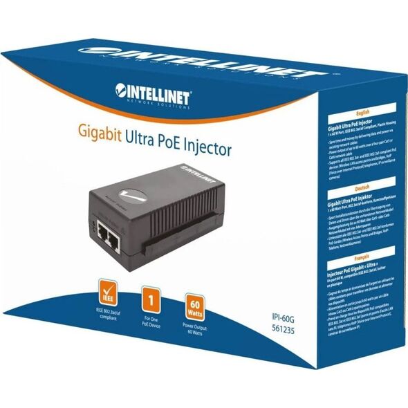 Intellinet Network Solutions Intellinet Adapter zasilacz Ultra PoE+ (561235) 1520623 766623561235