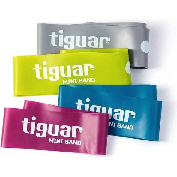 Tiguar Mini Band TI-MB0001 różne poziomy oporu w zestawie wielokolorowy 4 szt. 1601665 5906660029663