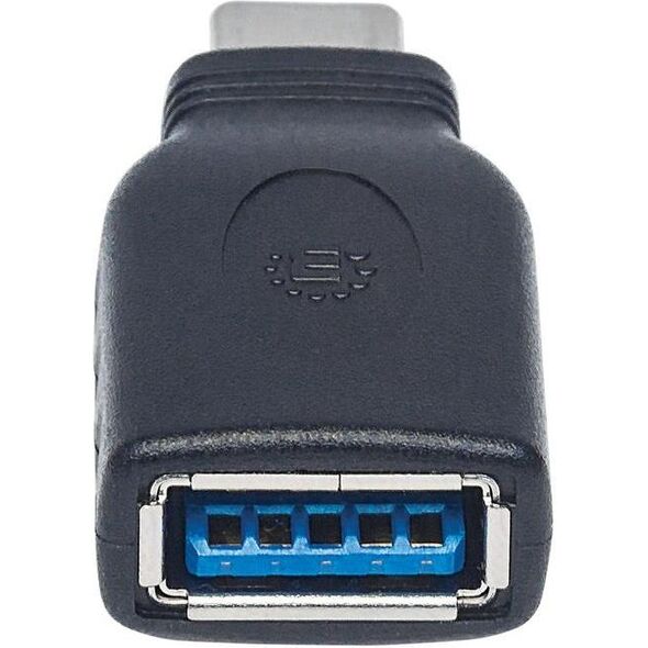 Adapter USB Manhattan USB-C - USB Czarny  (354646) 1623231 766623354646