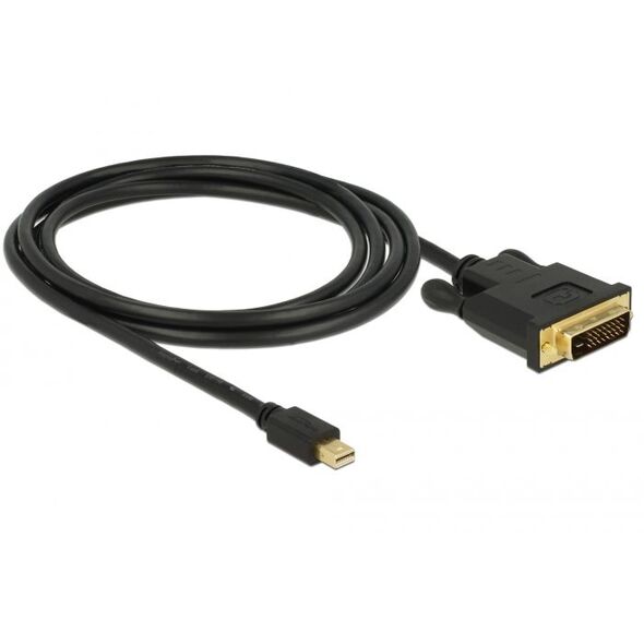 Kabel Delock DisplayPort Mini - DVI-D 2m czarny (83989) 1660259 4043619839896