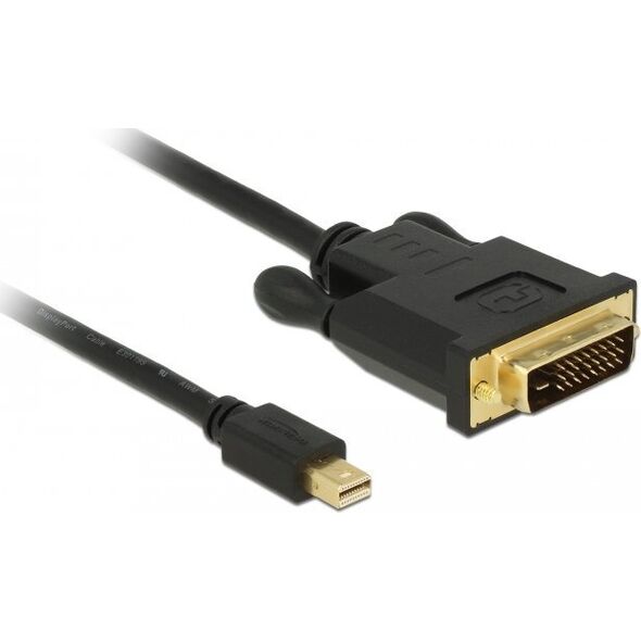 Kabel Delock DisplayPort Mini - DVI-D 2m czarny (83989) 1660259 4043619839896